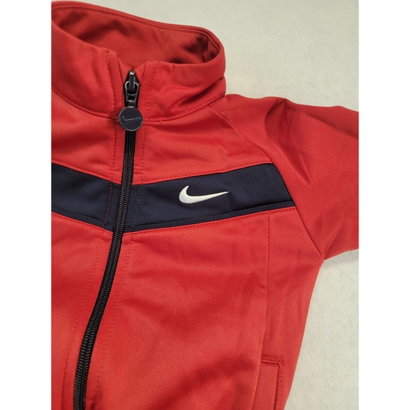 Infant Nike 2 pc set Black & Red Tracksuit MSRP $56 - Picture 4 of 11